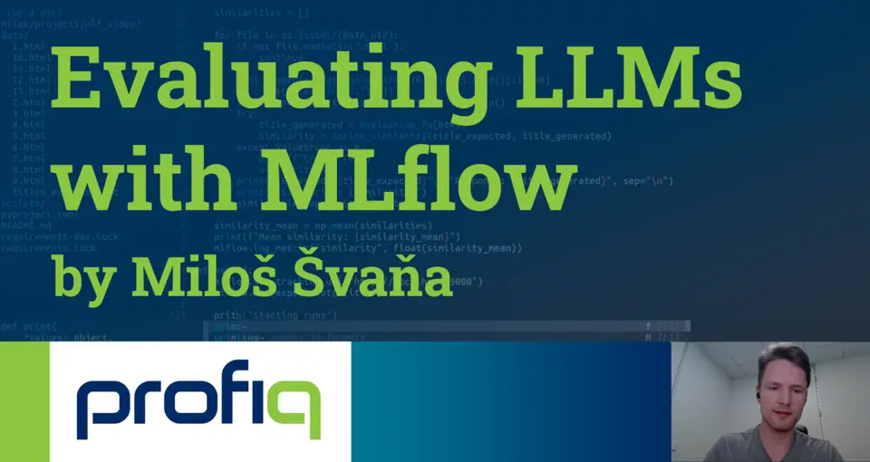 Evaluating LLMs with MLflow