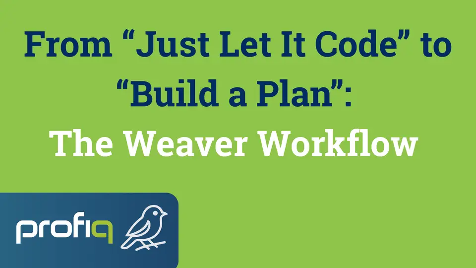 Weaver Workflow blog image