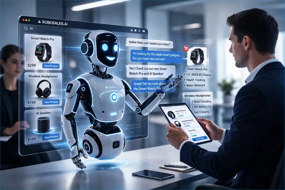 ROBOSALES.AI real-time avatar experience