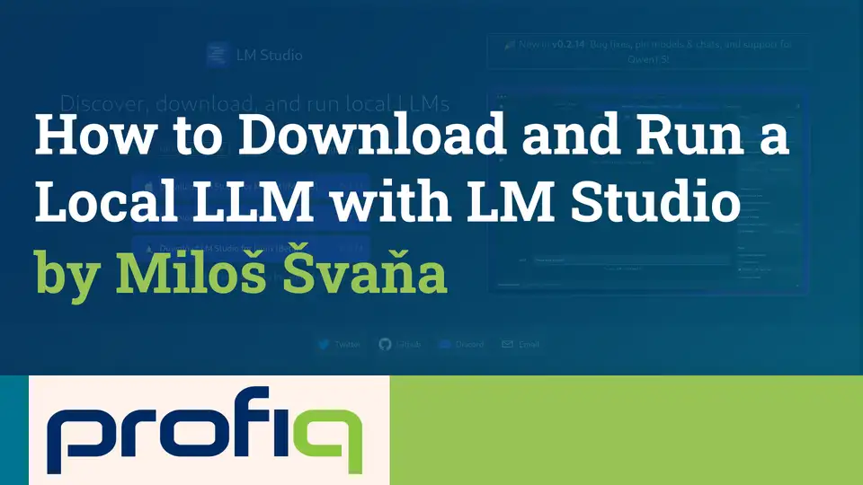 Run local LLM using LM Studio