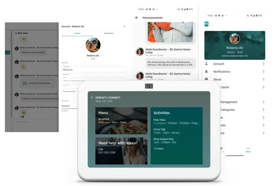 Serenity Connect apps