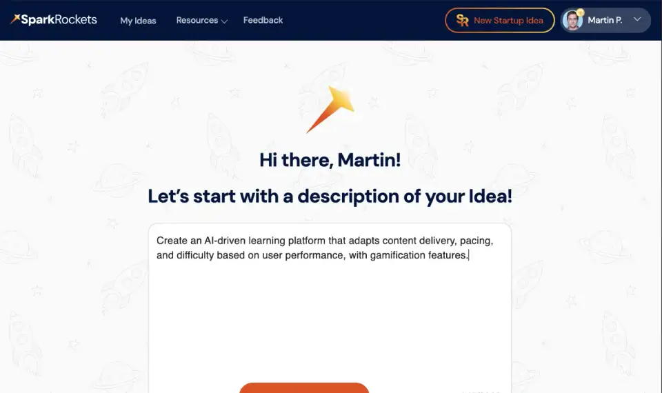 SparkRockets app showcase 1