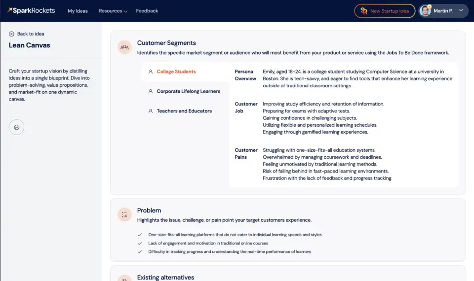 SparkRockets app showcase 3