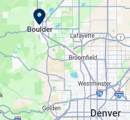 Map preview for the Boulder office