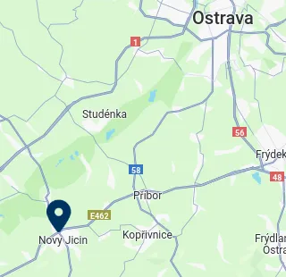 Map preview for the Nový Jičín office