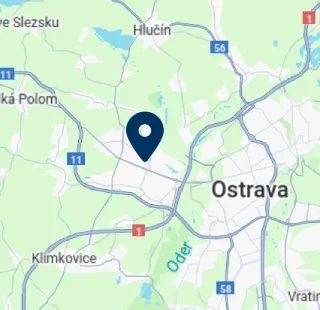 Map preview for the Ostrava office