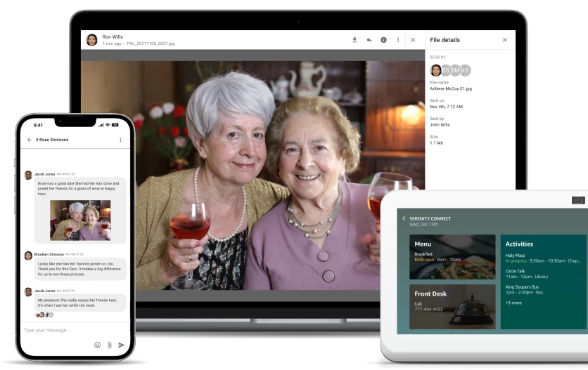 Serenity Connect apps
