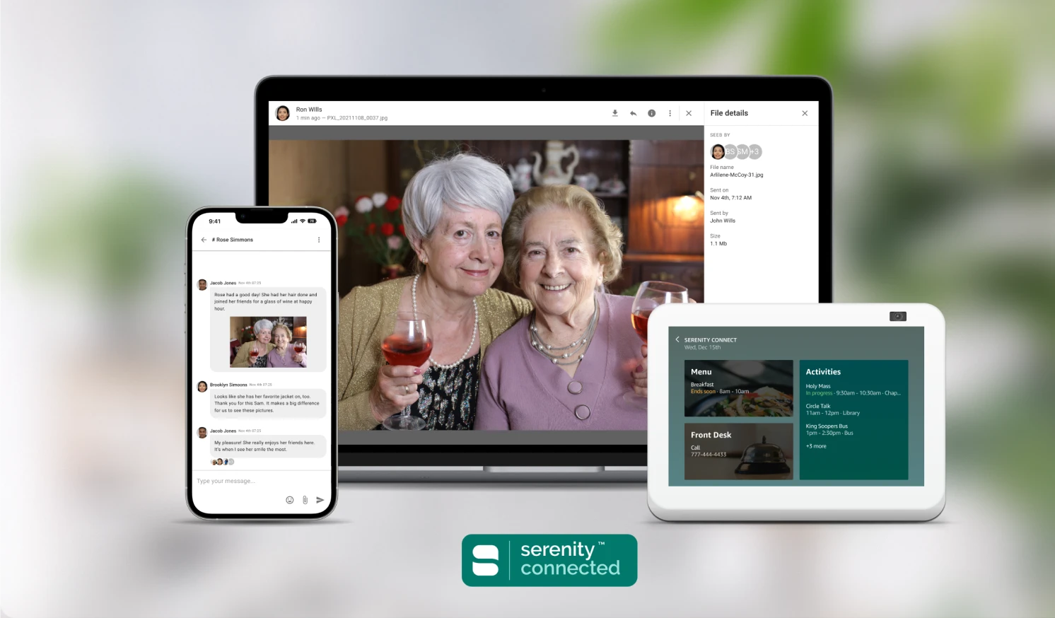 Serenity Connect apps