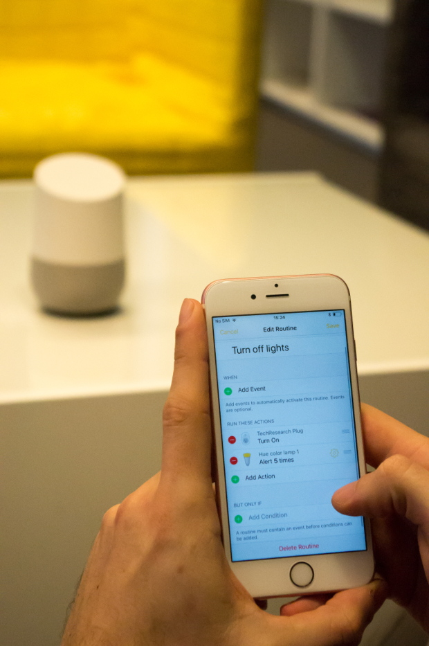 Yonomi shop google home
